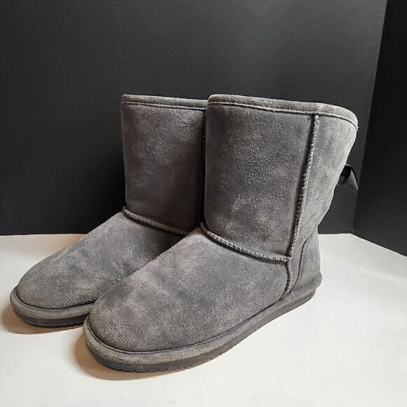 Bearpaw Size 10 Gray Short Boots - Picture 2 of 8